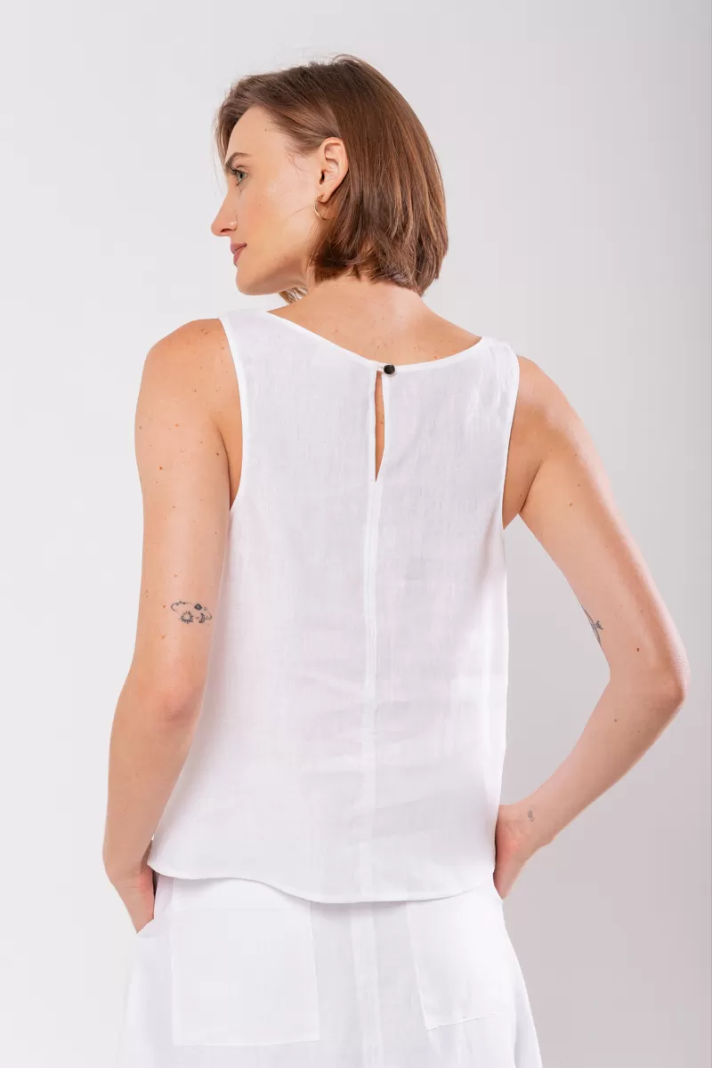 Hidrogênio - OVAL NECKLACE VAT 100% WHITE LINEN - 19869002 Hidrogênio - OVAL NECKLACE VAT 100% WHITE LINEN - 19869002