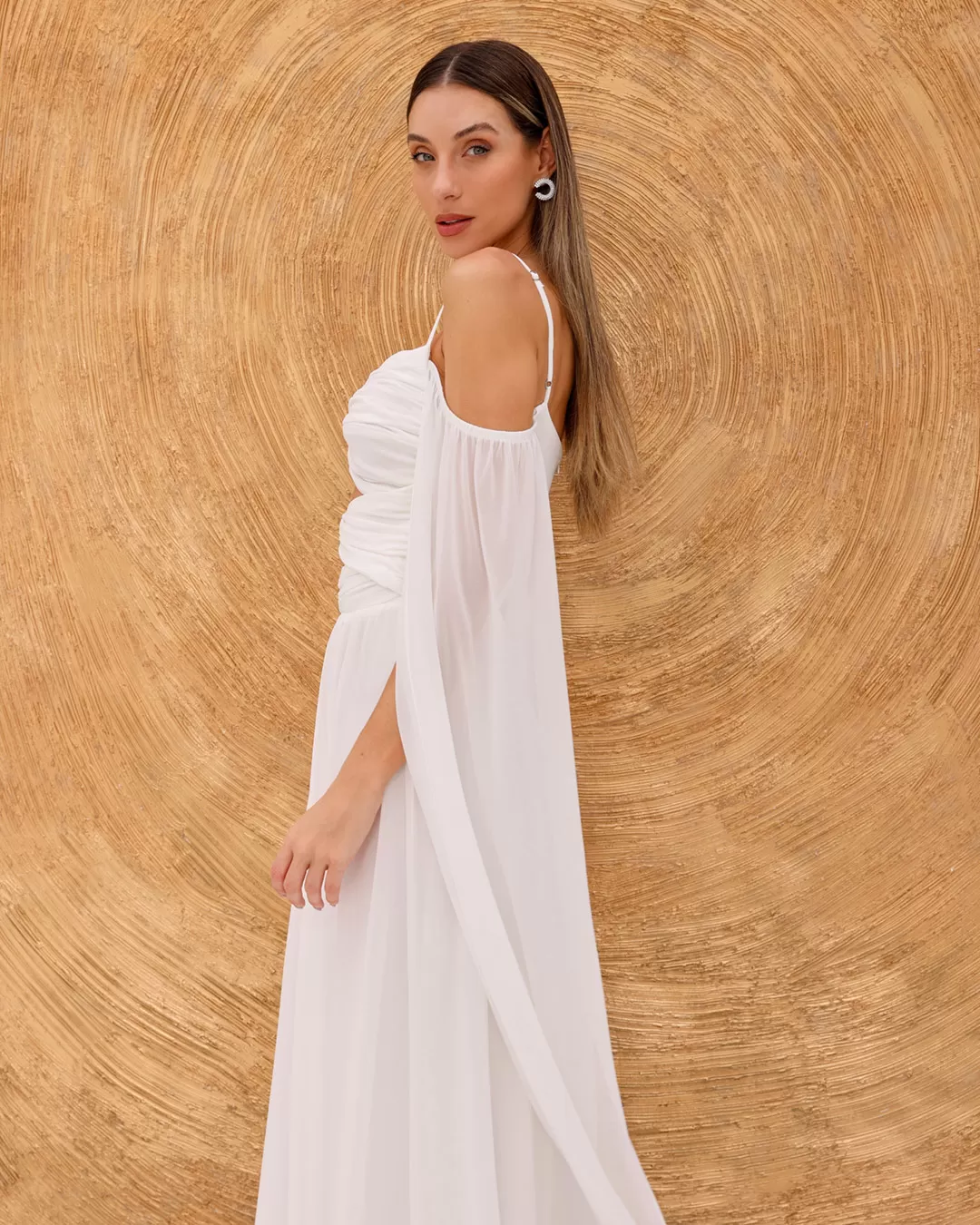 Dot Clothing - Dress Dot Clothing Long Sleeve Offwhite - 2093OFF