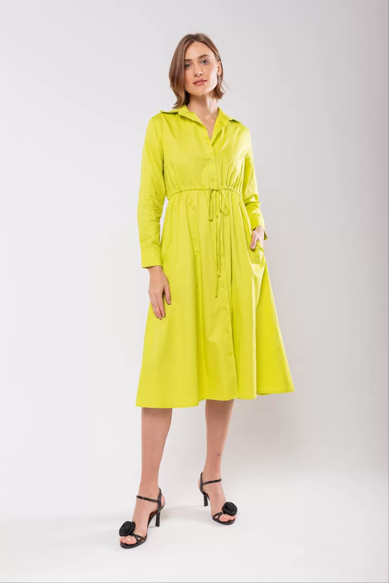 Hidrogênio - SICILIAN LONG SLEEVES CHEMISE DRESS - 19841 Hidrogênio - SICILIAN LONG SLEEVES CHEMISE DRESS - 19841