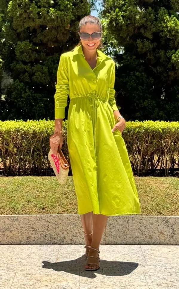 Hidrogênio - SICILIAN LONG SLEEVES CHEMISE DRESS - 19841 Hidrogênio - SICILIAN LONG SLEEVES CHEMISE DRESS - 19841