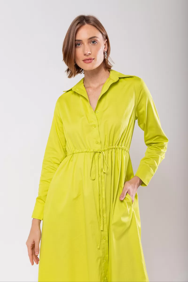 Hidrogênio - SICILIAN LONG SLEEVES CHEMISE DRESS - 19841 Hidrogênio - SICILIAN LONG SLEEVES CHEMISE DRESS - 19841