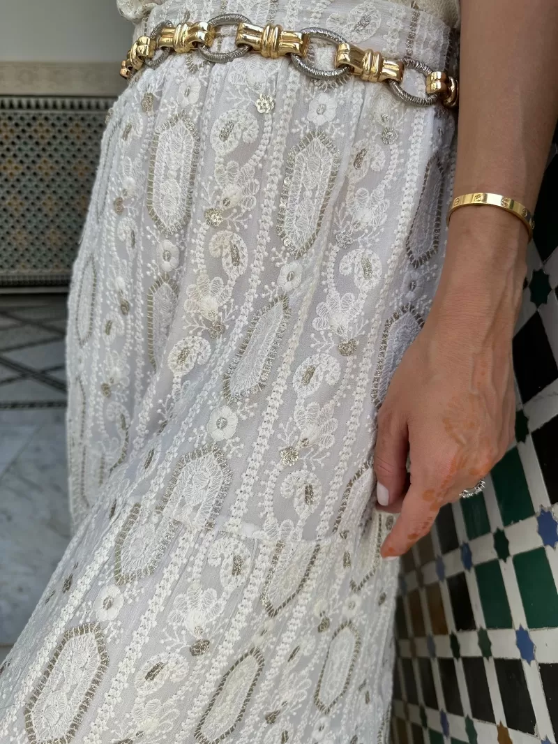 Hidrogênio - MIDI SKIRT 3 MARIAS EMBROIDERED OFF WHITE - 19858018 Hidrogênio - MIDI SKIRT 3 MARIAS EMBROIDERED OFF WHITE - 19858018