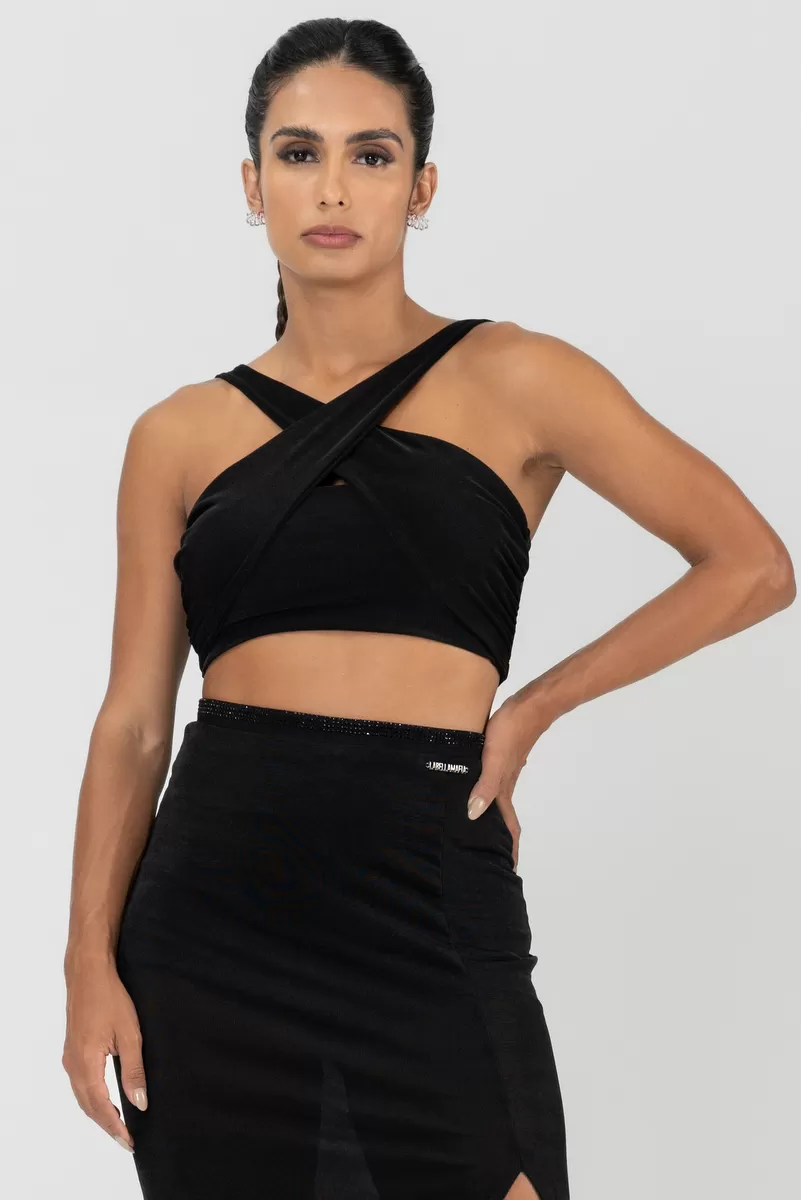 Labellamafia - Cropped Mesh Involve Black Labellamafia - 29789 Labellamafia - Cropped Mesh Involve Black Labellamafia - 29789