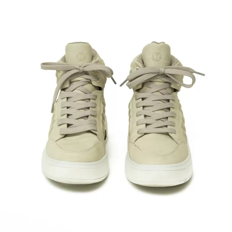 Vestem - Basquiat Off White and Ecru Sneakers - TE25.C0140 Vestem - Basquiat Off White and Ecru Sneakers - TE25.C0140