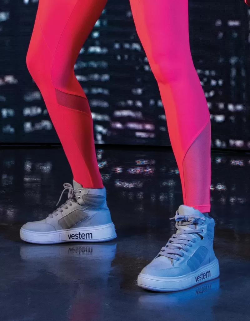 Vestem - Basquiat Off White and Ecru Sneakers - TE25.C0140 Vestem - Basquiat Off White and Ecru Sneakers - TE25.C0140