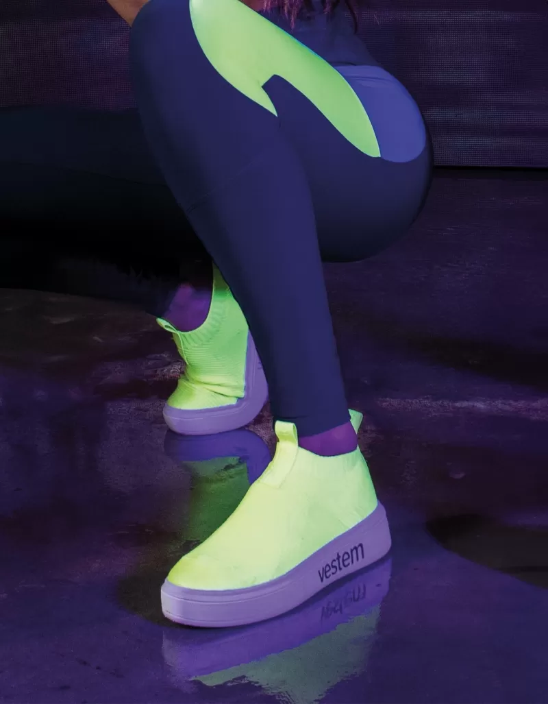 Vestem - Neon Yellow Malfatti Sneakers - TE27.C0009 Vestem - Neon Yellow Malfatti Sneakers - TE27.C0009