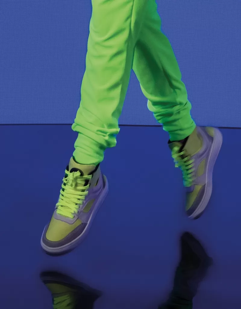 Vestem - Neon Yellow Dali Sneakers - TE28.C0009 Vestem - Neon Yellow Dali Sneakers - TE28.C0009