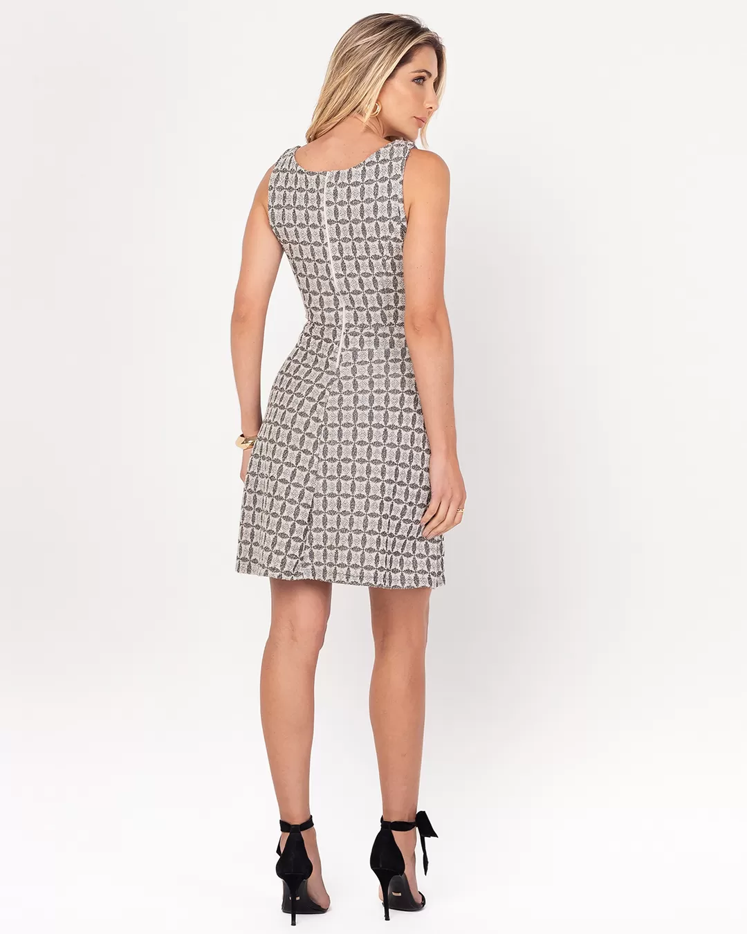Miss Misses - Dress Miss Misses Evase With Zipper Black - D0025PRETO Miss Misses - Dress Miss Misses Evase With Zipper Black - D0025PRETO