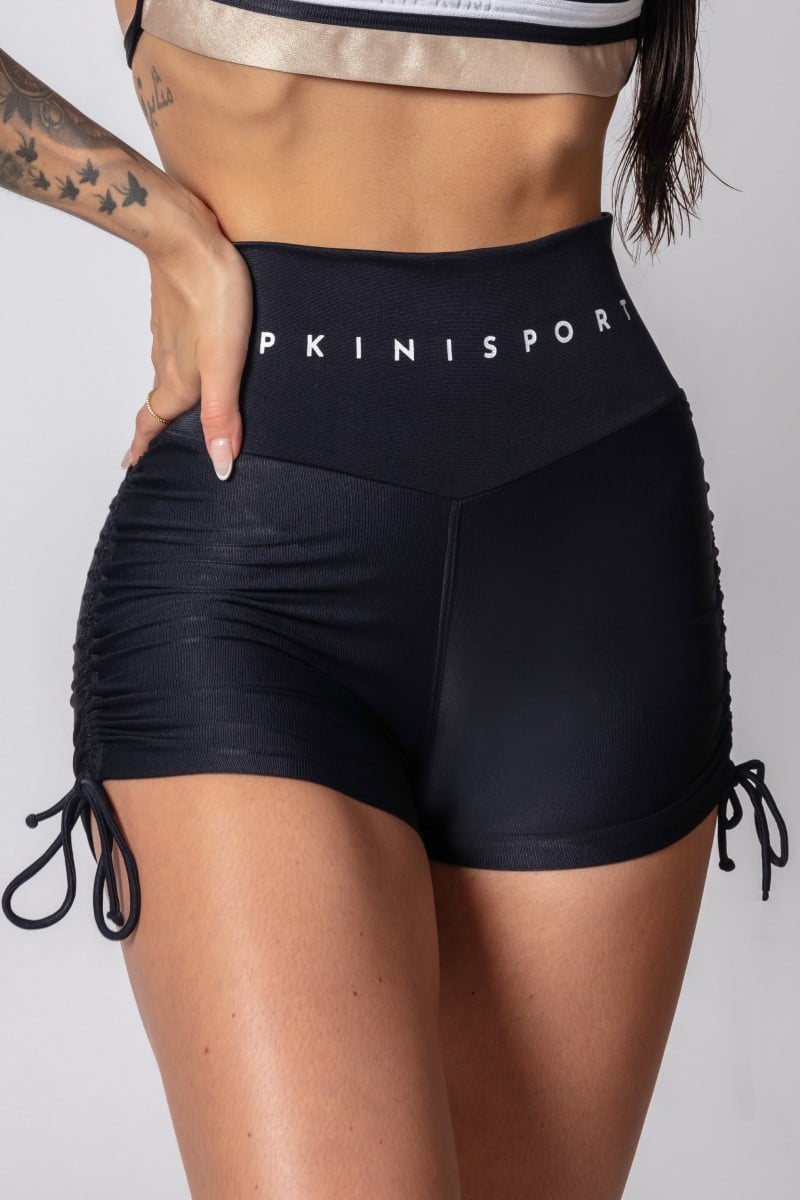 Hipkini - Fresh Black Shorts with Tie - 33330294 Hipkini - Fresh Black Shorts with Tie - 33330294