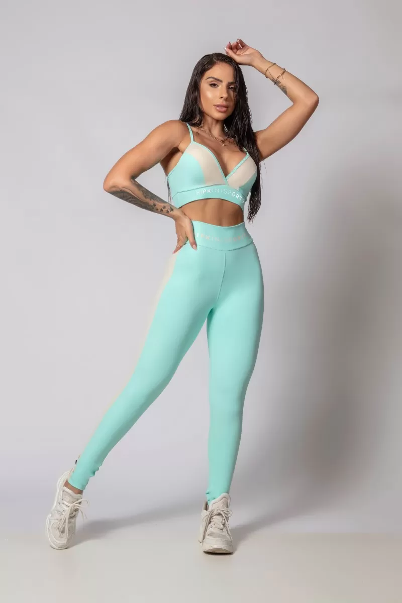 Hipkini - Aqua Green Fresh Legging - 33330315 Hipkini - Aqua Green Fresh Legging - 33330315