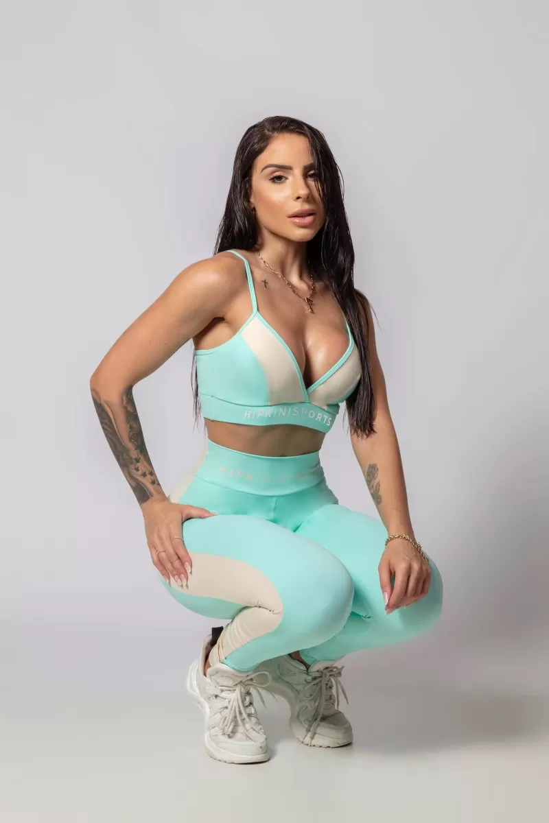 Hipkini - Aqua Green Fresh Legging - 33330315 Hipkini - Aqua Green Fresh Legging - 33330315