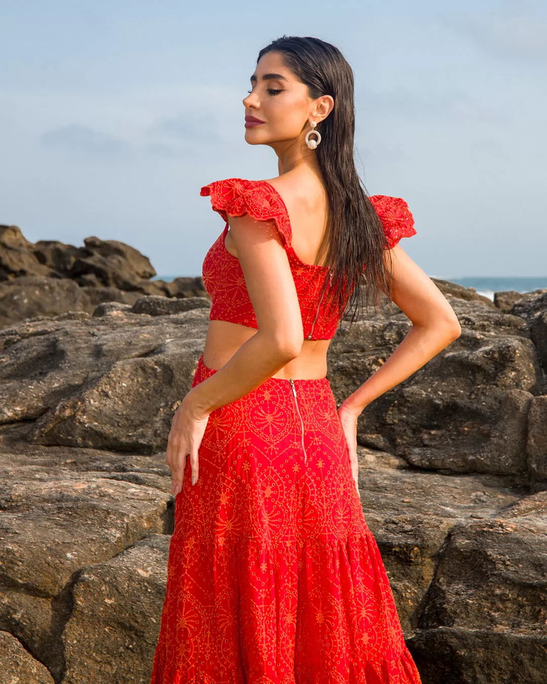 Dot Clothing - Dress Dot Clothing Long Laise Red - 2151VERMELHO Dot Clothing - Dress Dot Clothing Long Laise Red - 2151VERMELHO