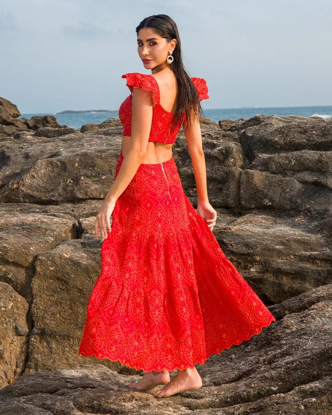 Dot Clothing - Dress Dot Clothing Long Laise Red - 2151VERMELHO Dot Clothing - Dress Dot Clothing Long Laise Red - 2151VERMELHO