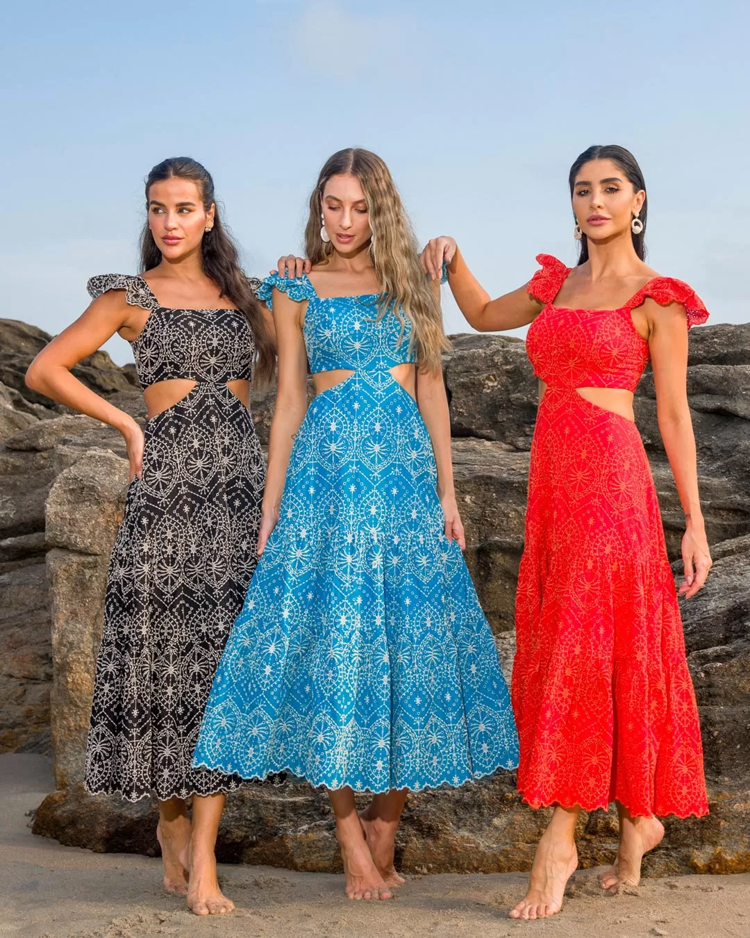 Dot Clothing - Blue Dot Clothing Long Laise Dress - 2151AZUL Dot Clothing - Blue Dot Clothing Long Laise Dress - 2151AZUL