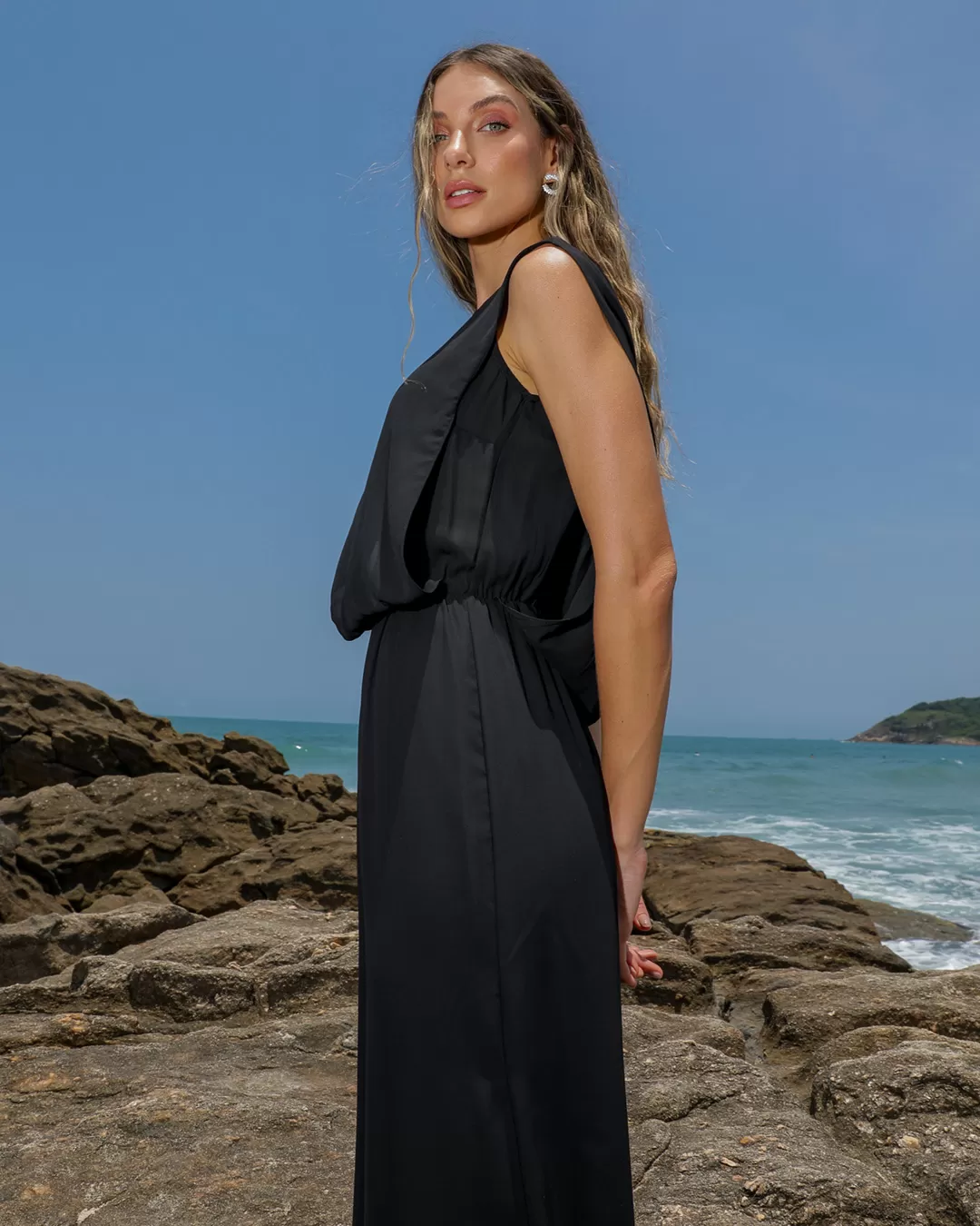 Dot Clothing - Jumpsuit Dot Clothing Draped Black - 2159PRETO Dot Clothing - Jumpsuit Dot Clothing Draped Black - 2159PRETO