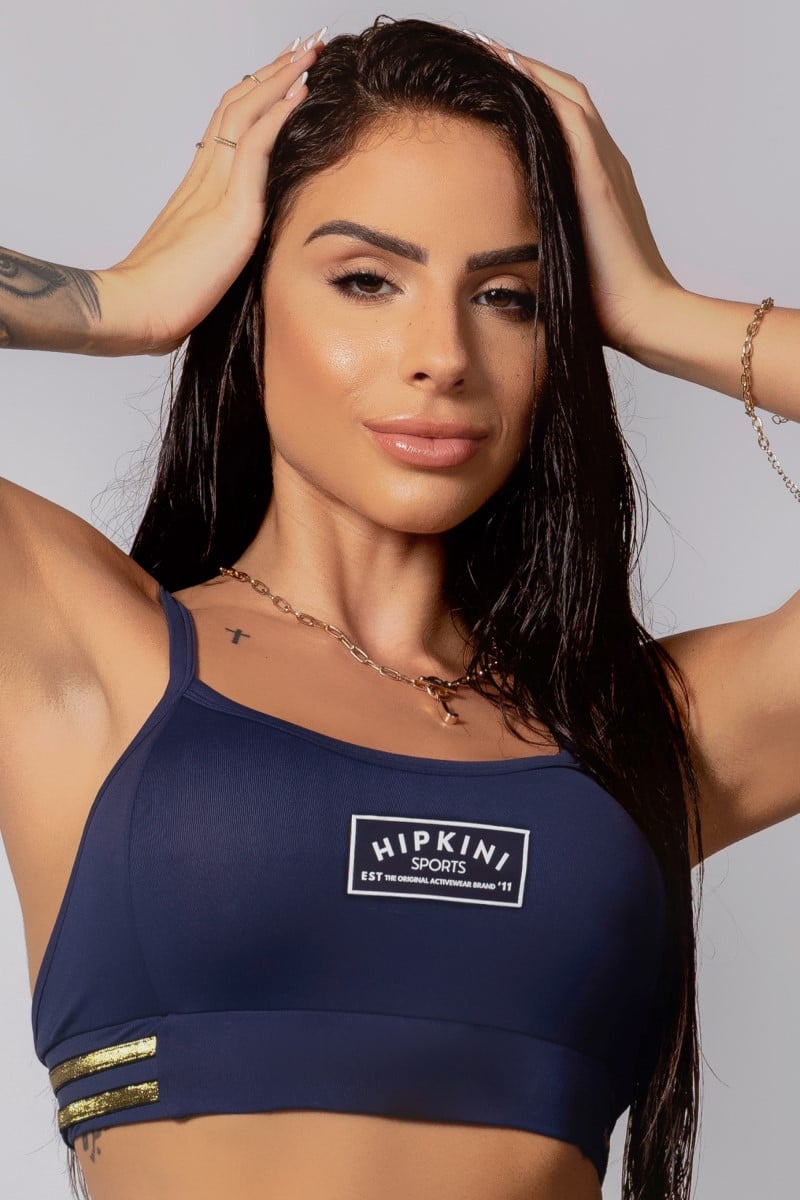 Hipkini - Top Fresh Navy Blue with Bias - 33330301 Hipkini - Top Fresh Navy Blue with Bias - 33330301