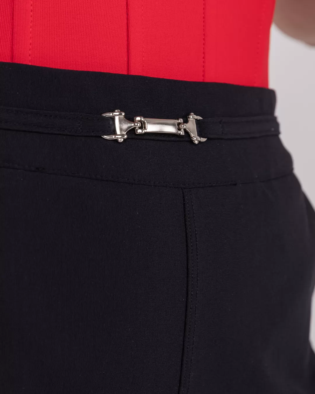 Miss Misses - Short Miss Misses With Black Metal Detail - 54071PRETO Miss Misses - Short Miss Misses With Black Metal Detail - 54071PRETO