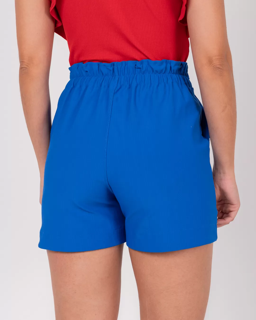 Miss Misses - Short Miss Misses With Blue Metal Detail - 54071AZUL Miss Misses - Short Miss Misses With Blue Metal Detail - 54071AZUL
