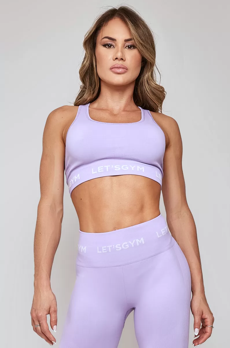 Lets Gym - Lilac Seamless Sport Top - 2228LS Lets Gym - Lilac Seamless Sport Top - 2228LS