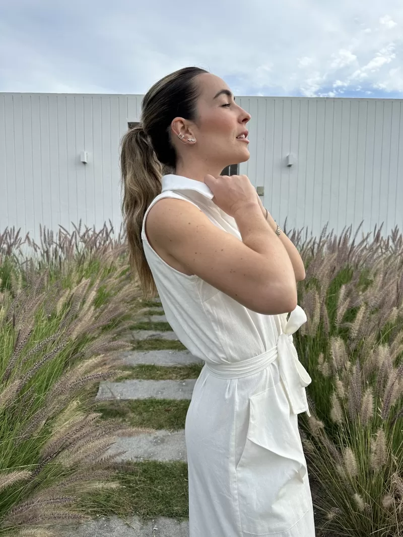Hidrogênio - LINEN CHEMISIE MIDI DRESS WITH POCKETS OFF WHITE - 19878018 Hidrogênio - LINEN CHEMISIE MIDI DRESS WITH POCKETS OFF WHITE - 19878018