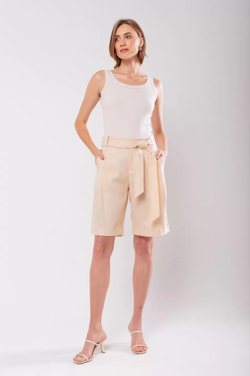 Hidrogênio - LONG PANACOTA LINEN BERMUDA - 19851 Hidrogênio - LONG PANACOTA LINEN BERMUDA - 19851