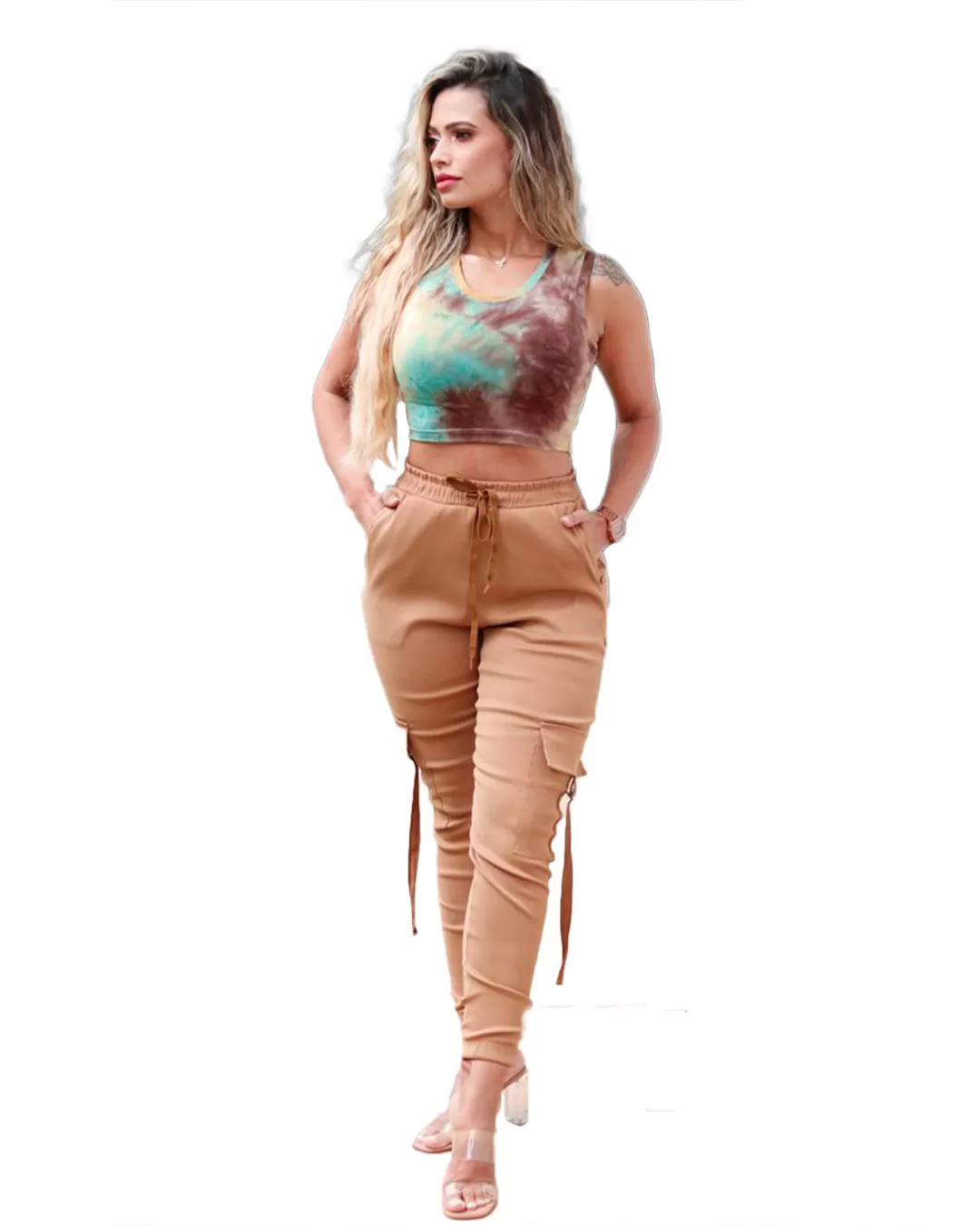 EVE - Cropped Eve Tank Shirt Print - EVE04