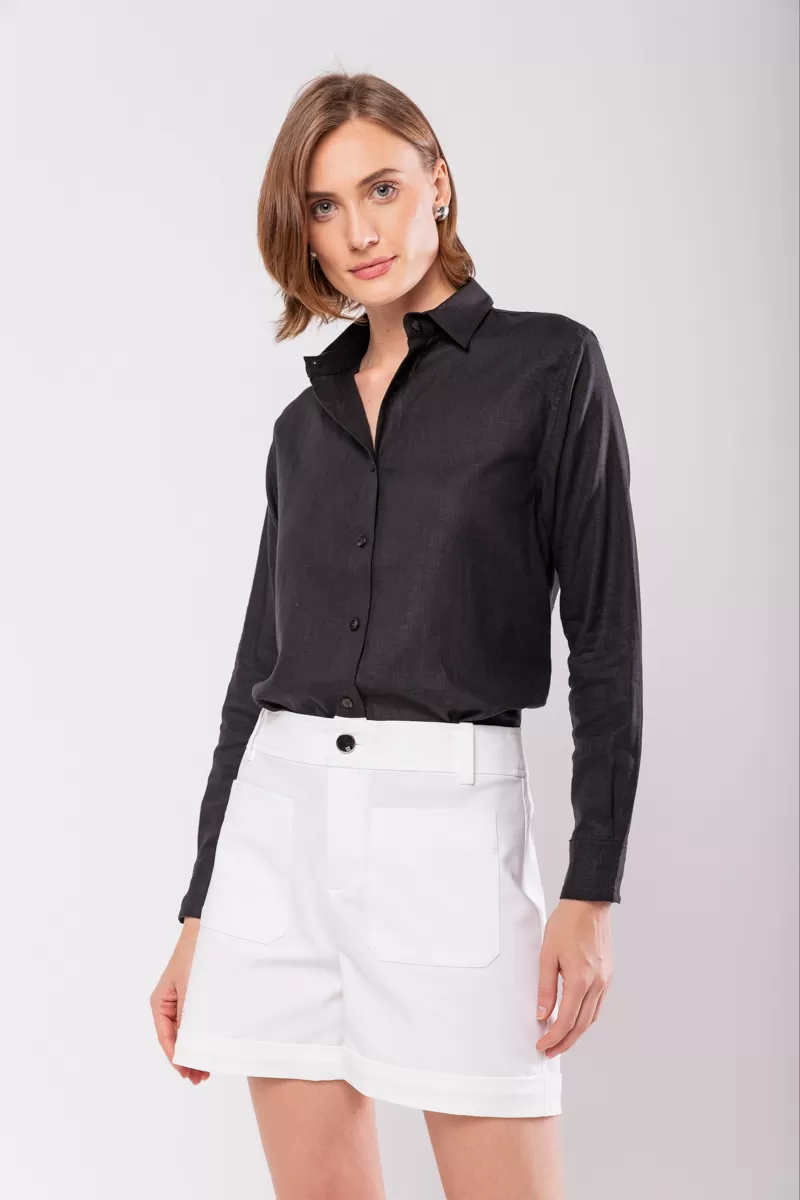 Hidrogênio - WHITE TAILOR SHORTS - 19874002 Hidrogênio - WHITE TAILOR SHORTS - 19874002
