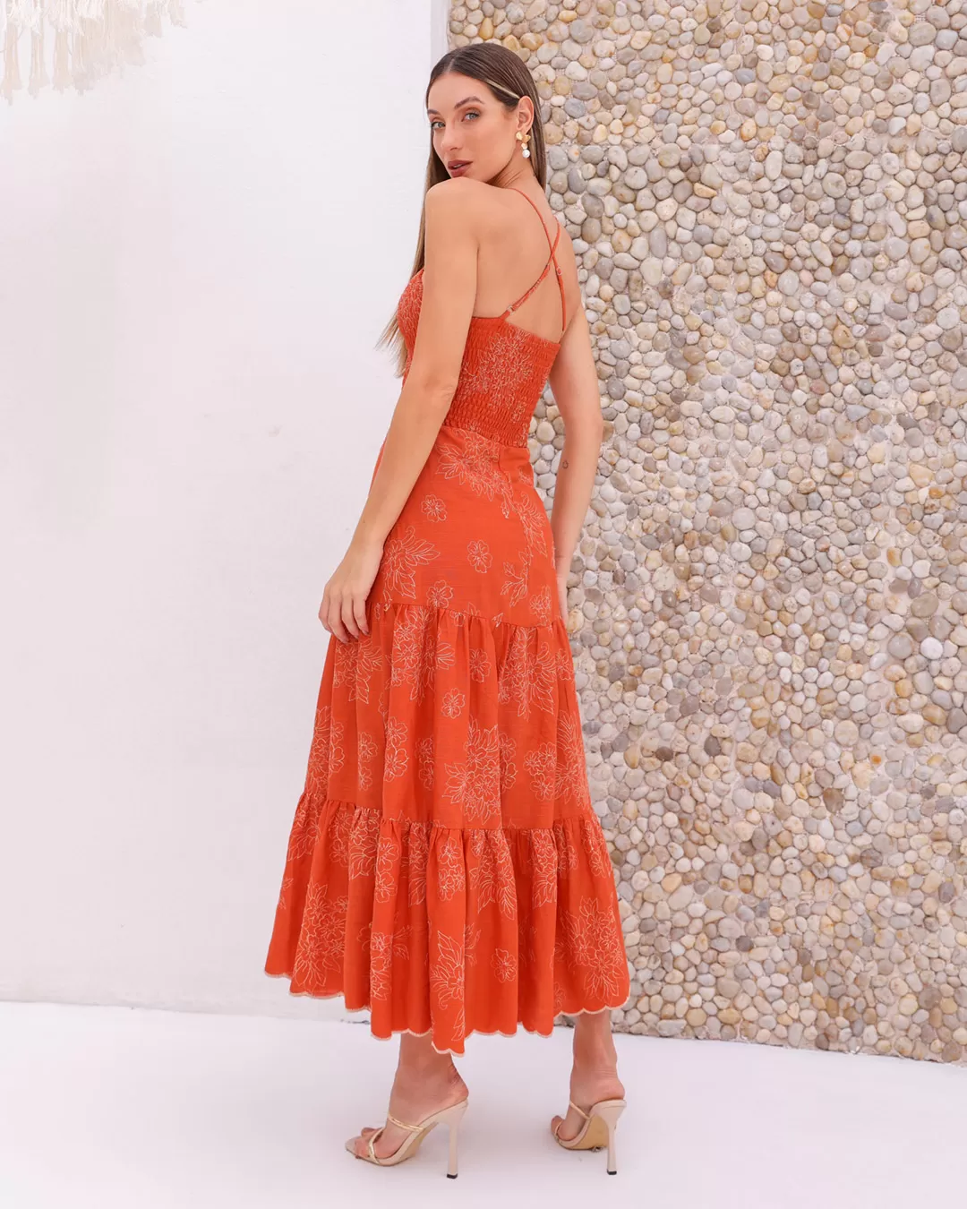 Dot Clothing - Dress Dot Clothing Longuete Laise Orange - 2160LARANJA Dot Clothing - Dress Dot Clothing Longuete Laise Orange - 2160LARANJA