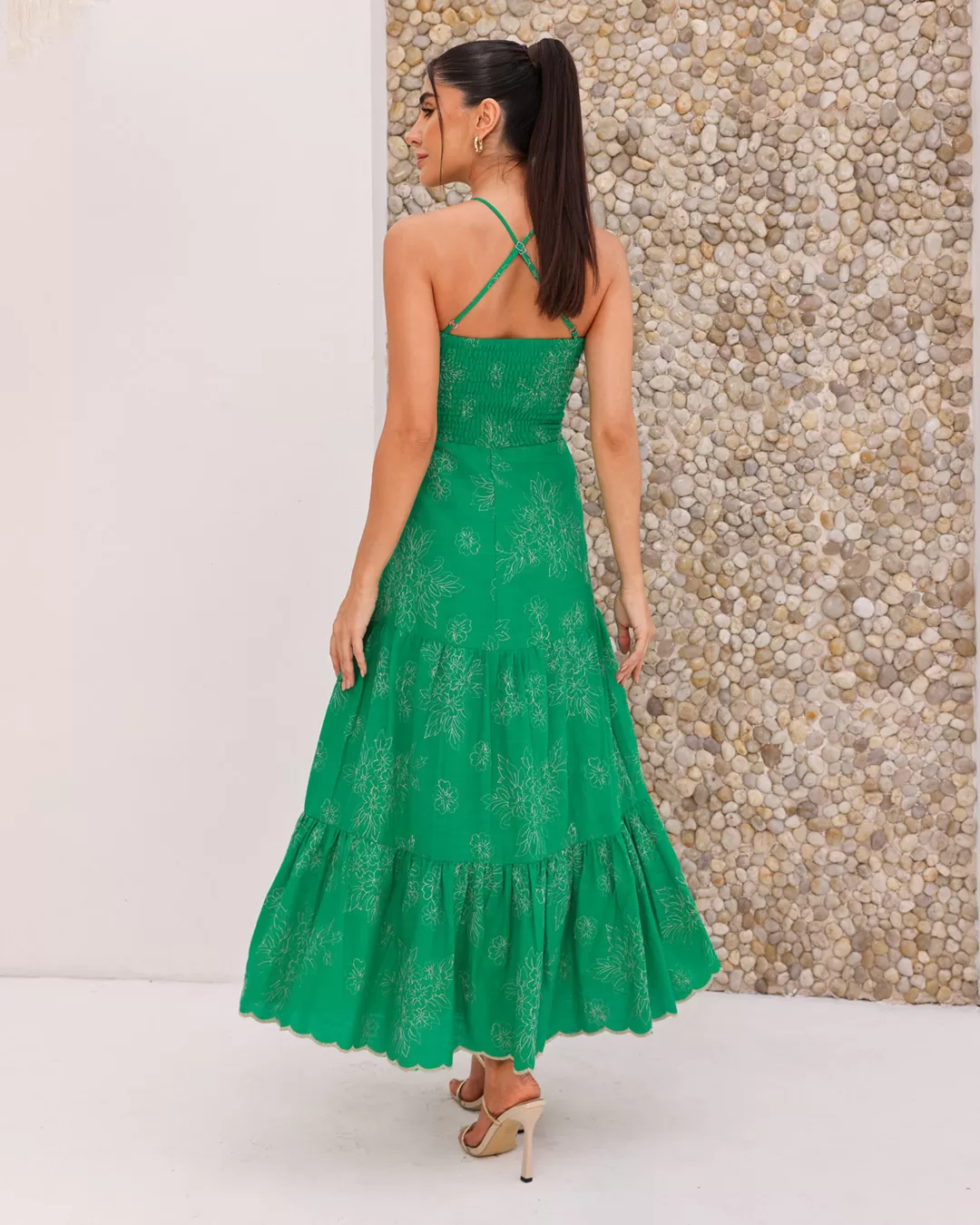 Dot Clothing - Dress Dot Clothing Longuete Laise Verde - 2160VERDE Dot Clothing - Dress Dot Clothing Longuete Laise Verde - 2160VERDE