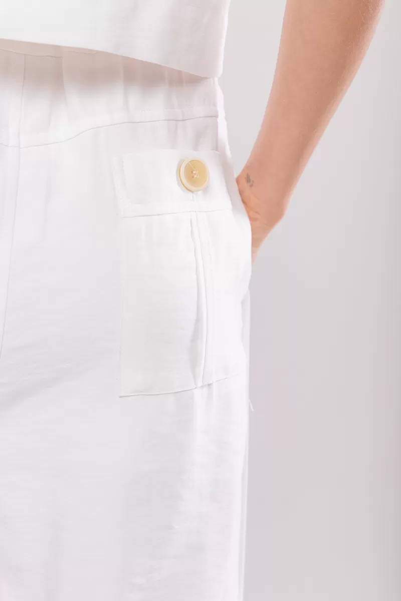 Hidrogênio - NUBIA STRAIGHT TROUSERS WITH OFF WHITE LINING - 19824018 Hidrogênio - NUBIA STRAIGHT TROUSERS WITH OFF WHITE LINING - 19824018