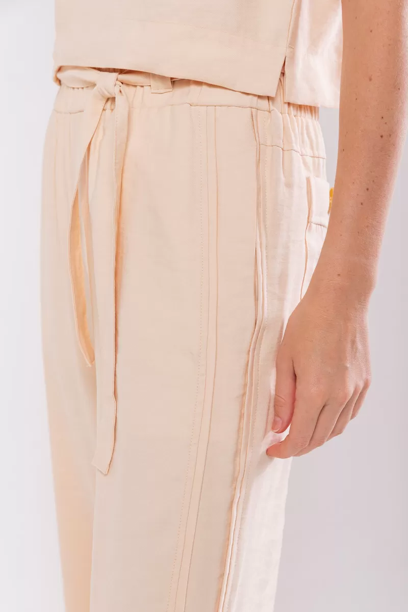 Hidrogênio - NUBIA STRAIGHT TROUSERS WITH PANACOTA LINING - 19824523 Hidrogênio - NUBIA STRAIGHT TROUSERS WITH PANACOTA LINING - 19824523