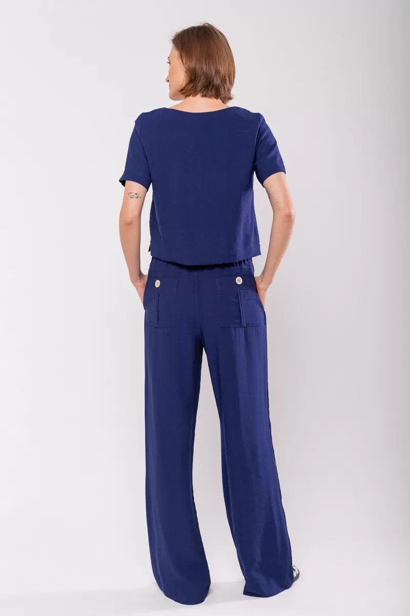 Hidrogênio - NUBIA STRAIGHT TROUSERS WITH ECLIPSE LINING - 19824207 Hidrogênio - NUBIA STRAIGHT TROUSERS WITH ECLIPSE LINING - 19824207