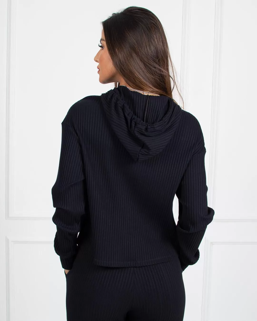 Miss Misses - Miss Misses Shirt with Black Hood - 90146PRETO Miss Misses - Miss Misses Shirt with Black Hood - 90146PRETO
