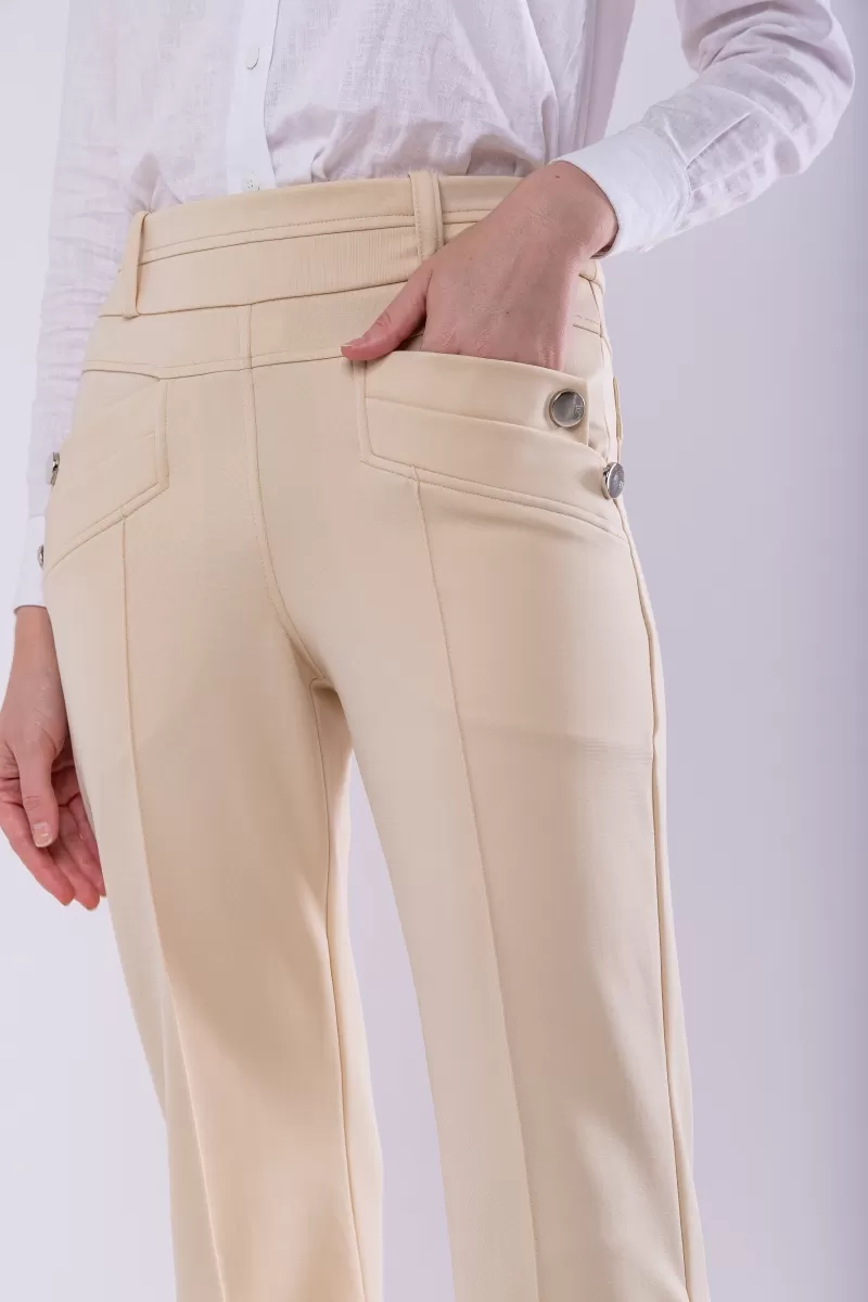 Hidrogênio - FLARE PANTS BLACKBERRY CREAM - 19507016 Hidrogênio - FLARE PANTS BLACKBERRY CREAM - 19507016