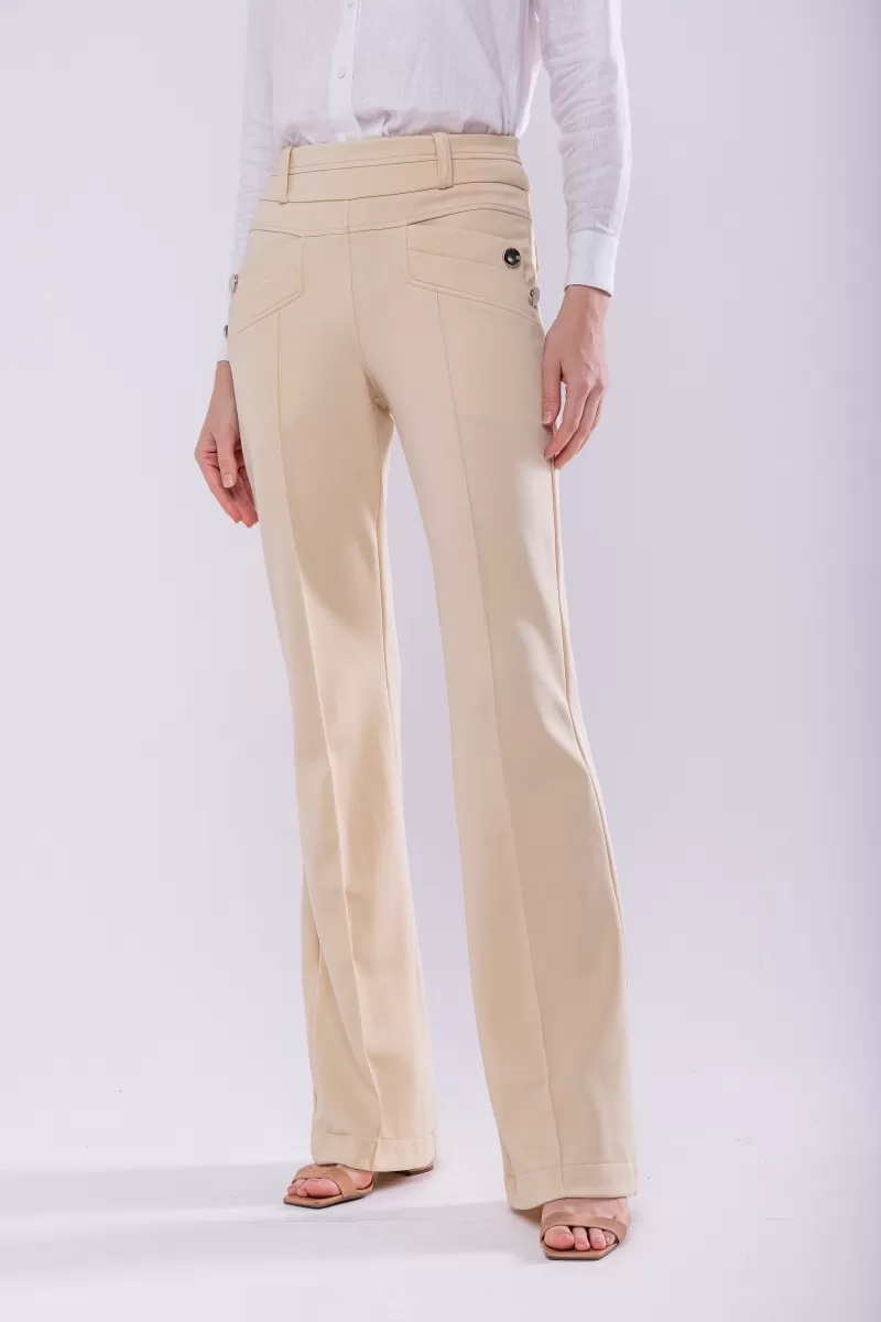 Hidrogênio - FLARE PANTS BLACKBERRY CREAM - 19507016 Hidrogênio - FLARE PANTS BLACKBERRY CREAM - 19507016