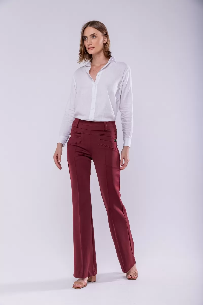 Hidrogênio - BLACKBERRY FLARE PANTS - 19507097 Hidrogênio - BLACKBERRY FLARE PANTS - 19507097