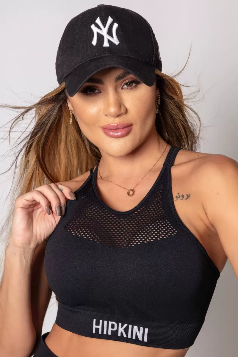 Hipkini - Heaven Seamless Black Top with Cutouts - 33330444 Hipkini - Heaven Seamless Black Top with Cutouts - 33330444