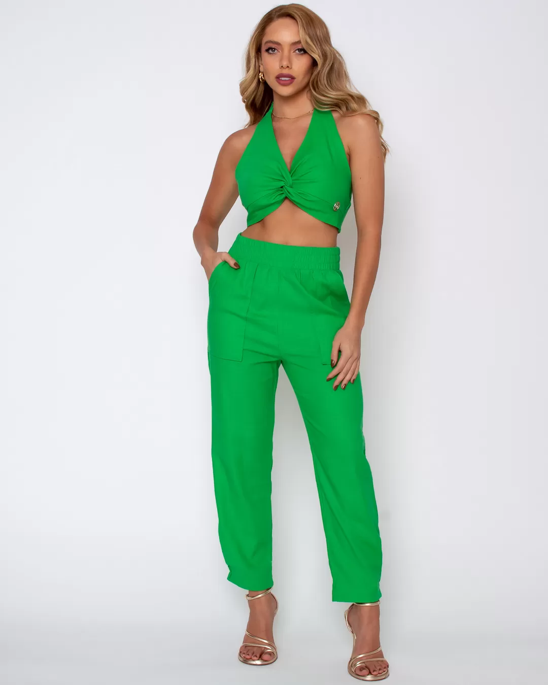 Miss Misses - Pants Miss Misses Alfaiataria Verde - 19026VERDE