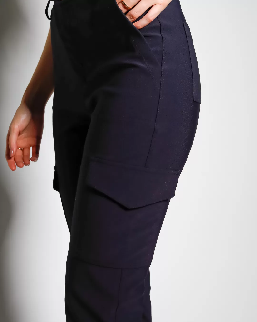 Miss Misses - Miss Misses Pants With Pockets On The Sides Black - 19104PRETO Miss Misses - Miss Misses Pants With Pockets On The Sides Black - 19104PRETO