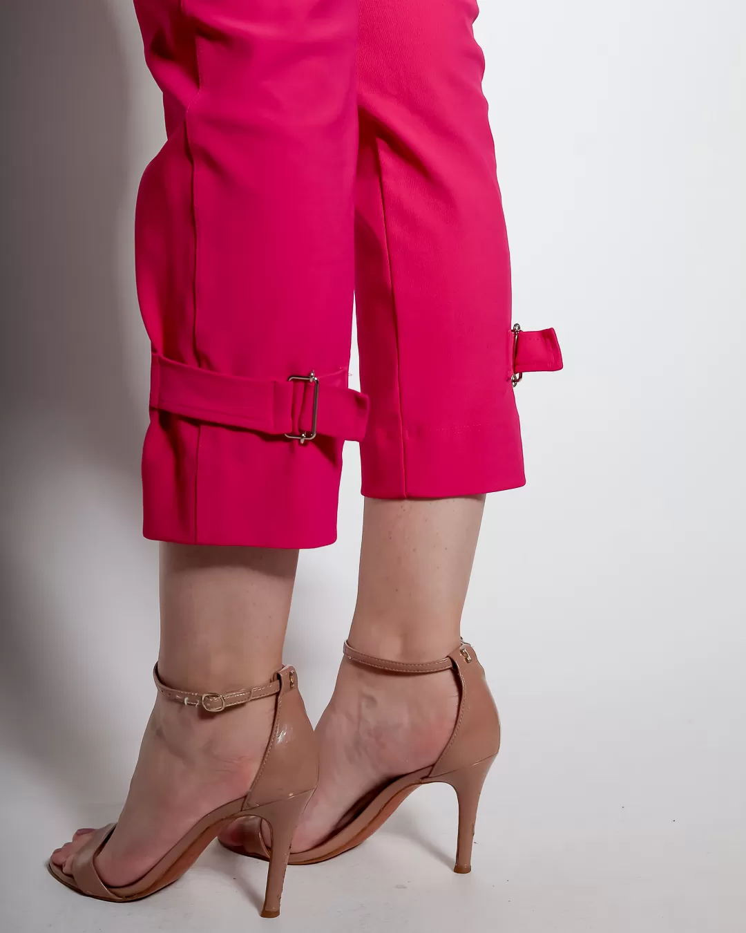 Miss Misses - Miss Misses Pants With Pockets On The Sides Pink - 19104PINK Miss Misses - Miss Misses Pants With Pockets On The Sides Pink - 19104PINK