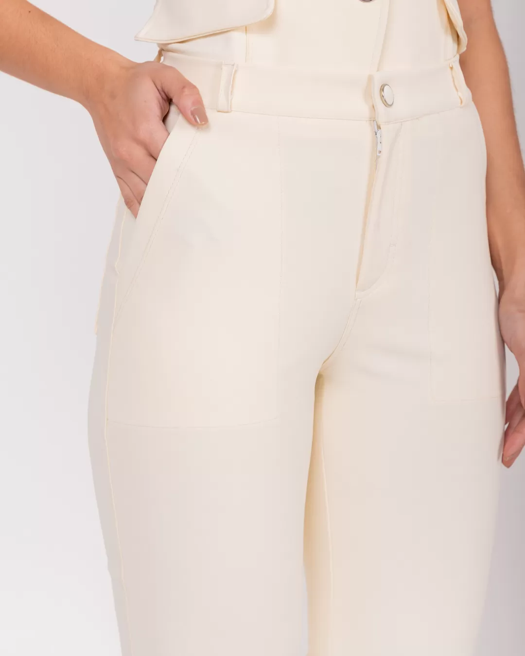 Miss Misses - Pants Miss Misses Tailoring With Pockets Off White - 54068OFF Miss Misses - Pants Miss Misses Tailoring With Pockets Off White - 54068OFF