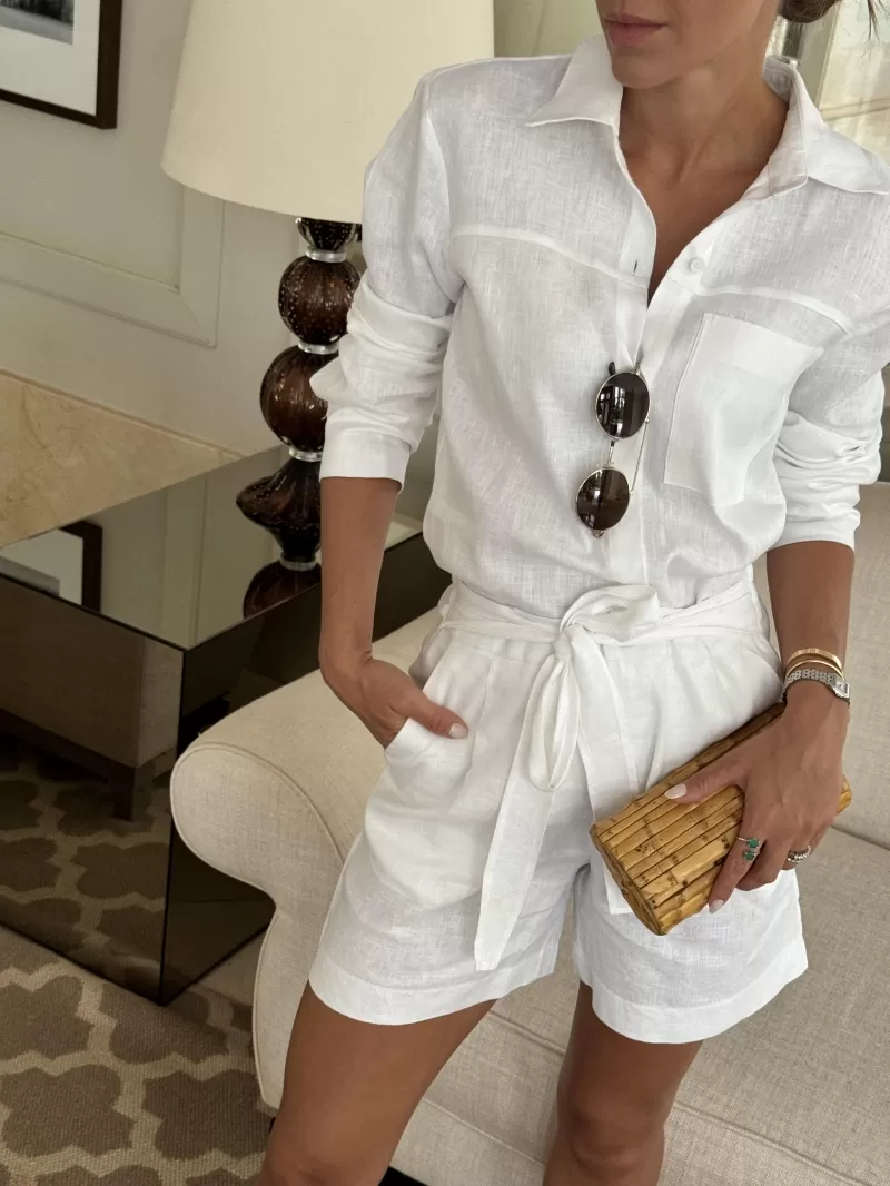 Hidrogênio - LINEN SHIRT WITH WHITE POCKET - 19883002 Hidrogênio - LINEN SHIRT WITH WHITE POCKET - 19883002