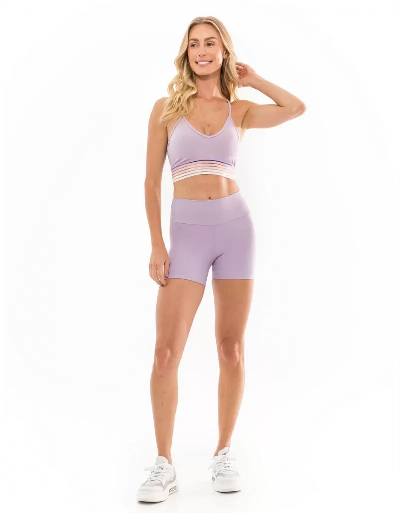 Vestem - Lilac Clover Shorts and Top Set - KIT488.C0023