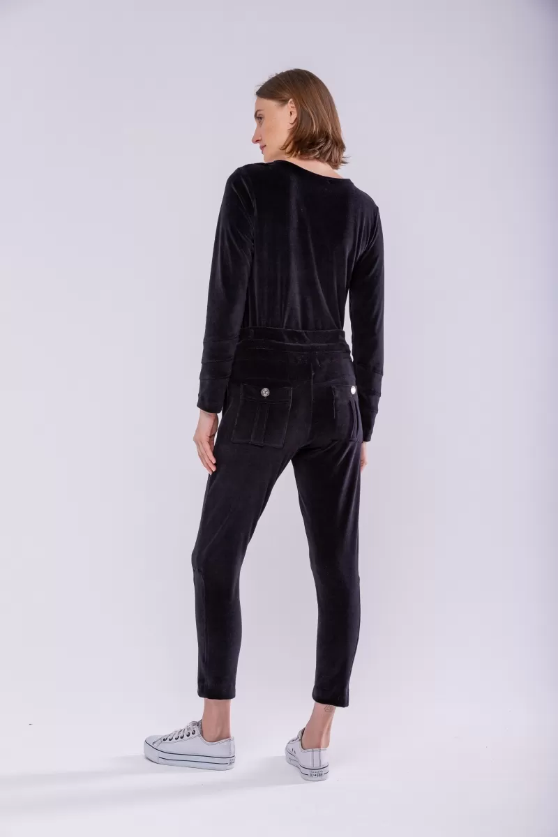 Hidrogênio - BLACK PLUSH LONG SLEEVE SET - 19724001 Hidrogênio - BLACK PLUSH LONG SLEEVE SET - 19724001