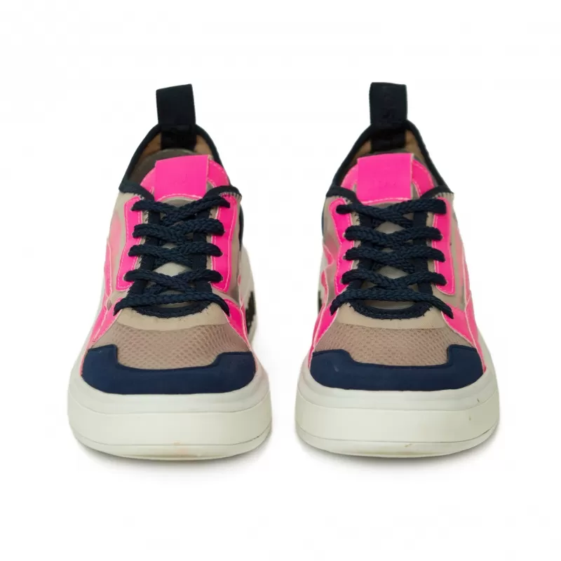 Vestem - Frida Multicolor Navy/Pink Neon Sneakers - TE20.C0500 Vestem - Frida Multicolor Navy/Pink Neon Sneakers - TE20.C0500