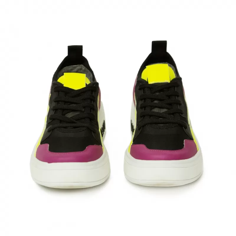 Vestem - Frida Multicolor Black/Neon Yellow Sneakers - TE20.C0311 Vestem - Frida Multicolor Black/Neon Yellow Sneakers - TE20.C0311