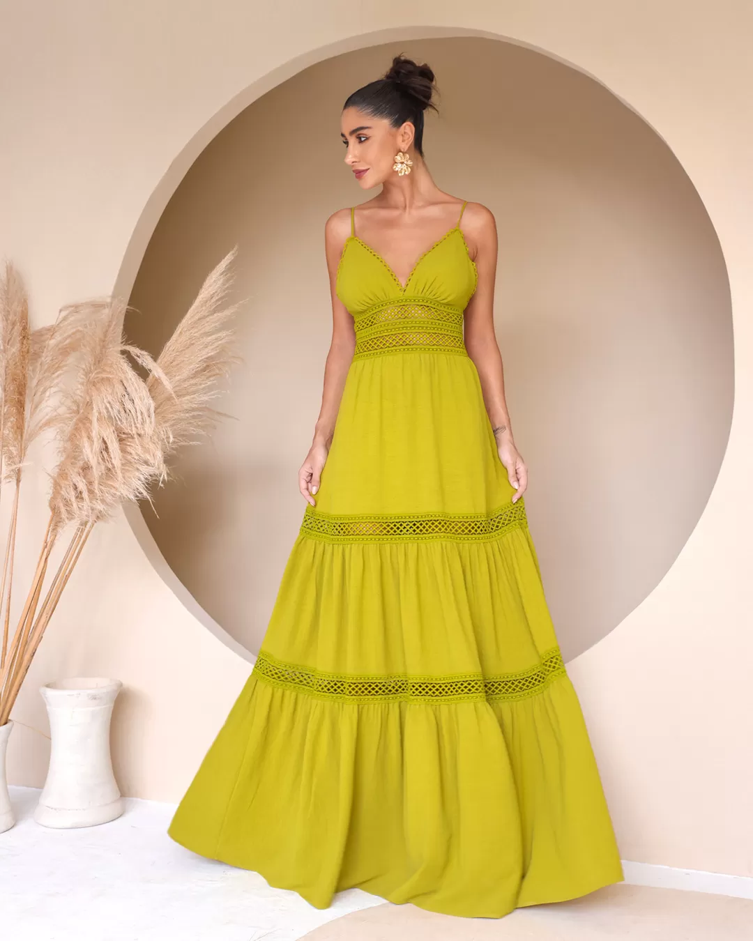 Dot Clothing - Dress Dot Clothing Long Strap Green - 2137VERDE Dot Clothing - Dress Dot Clothing Long Strap Green - 2137VERDE