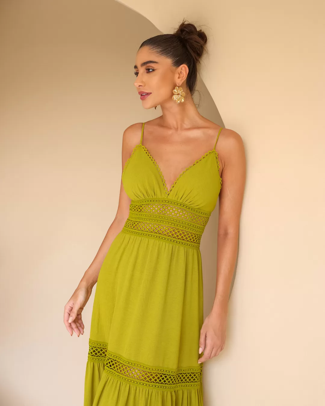 Dot Clothing - Dress Dot Clothing Long Strap Green - 2137VERDE Dot Clothing - Dress Dot Clothing Long Strap Green - 2137VERDE
