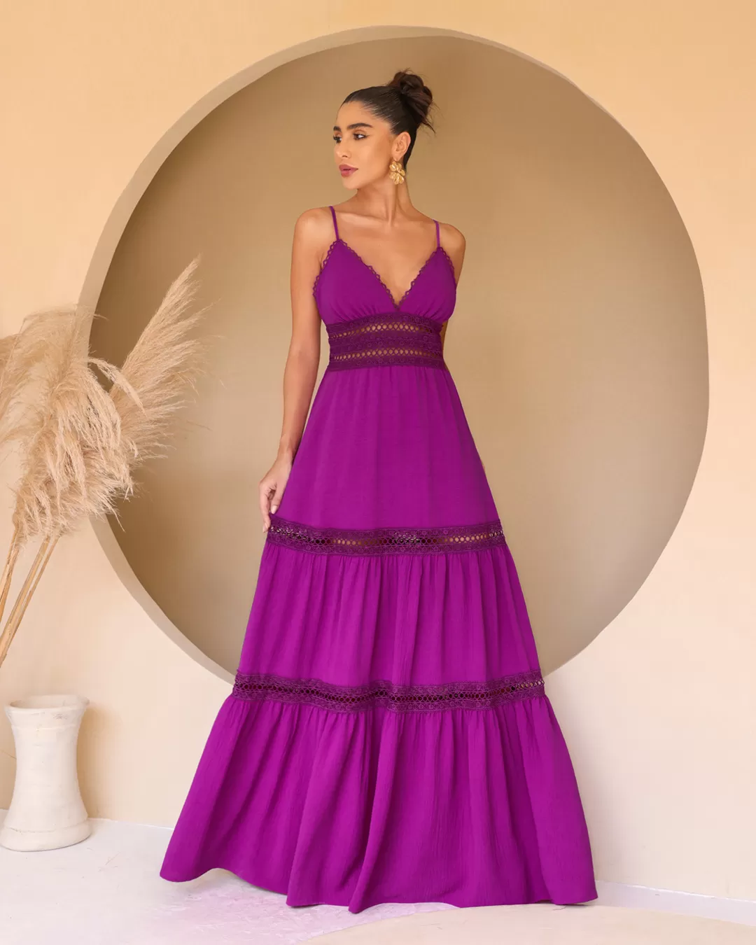 Dot Clothing - Dress Dot Clothing Long Strap Fuchsia - 2137FUCSIA Dot Clothing - Dress Dot Clothing Long Strap Fuchsia - 2137FUCSIA