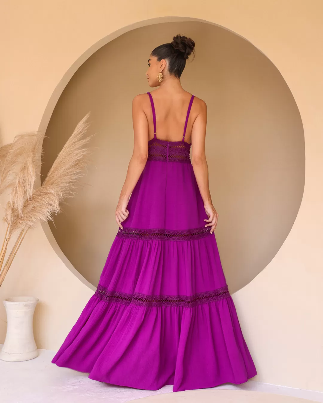 Dot Clothing - Dress Dot Clothing Long Strap Fuchsia - 2137FUCSIA Dot Clothing - Dress Dot Clothing Long Strap Fuchsia - 2137FUCSIA